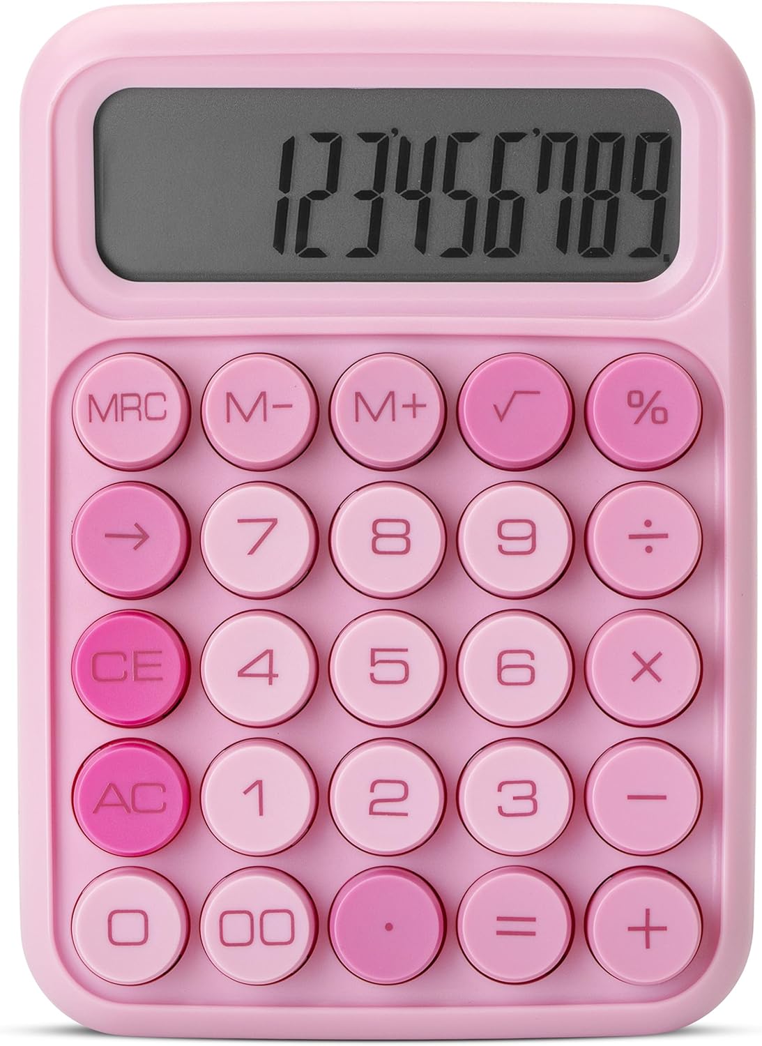 Mr. Pen- Mechanical Switch Calculator, 12 Digit Large LCD Display, Pink | With Big Buttons, Mechanical Switch Calculator for Home, School, Office - Image 8